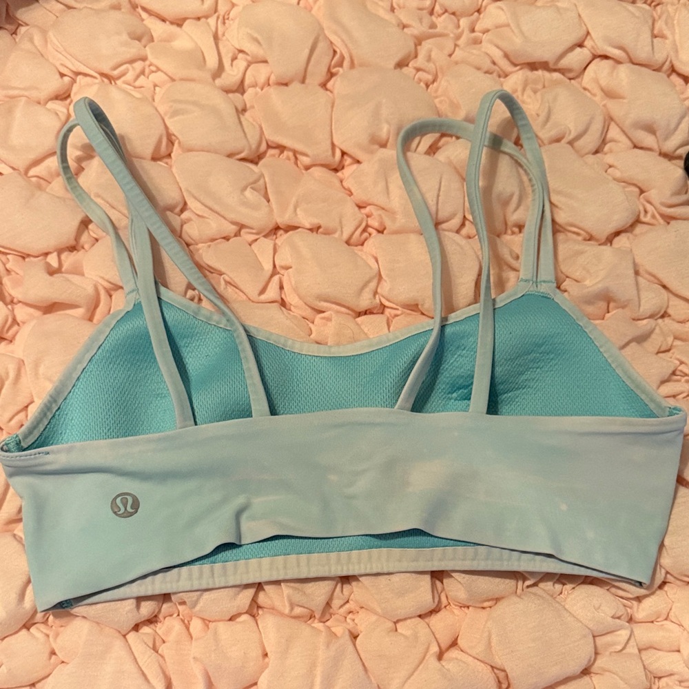 lululemon athletica Sky Blue Sports Bra size 4